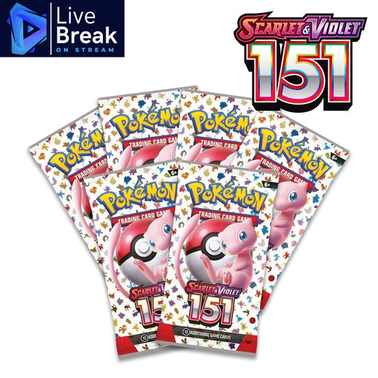 [LIVE BREAK] Pokemon - Pokemon 151 - 6x Booster Packs