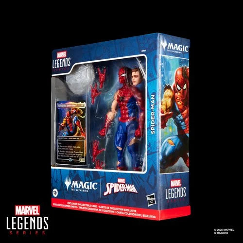 Marvel Legends Series: Magic the Gathering - Battle-Damaged Spider-Man and Promo Card [Figure]