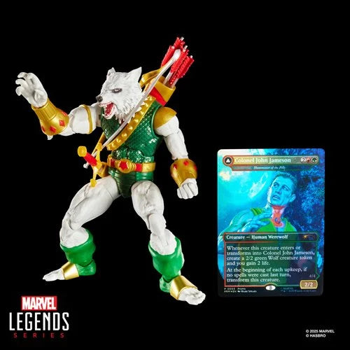 Marvel Legends Series: Magic the Gathering - Man Wolf and Promo Card [Figure]