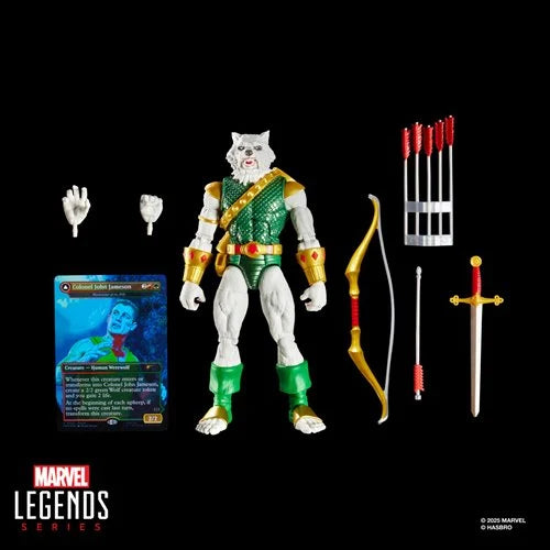 Marvel Legends Series: Magic the Gathering - Man Wolf and Promo Card [Figure]