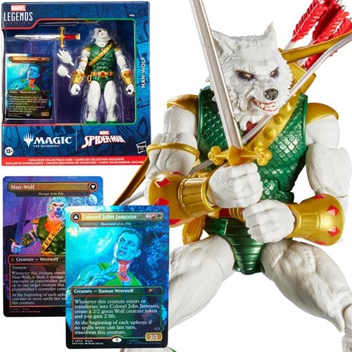 Marvel Legends Series: Magic the Gathering - Man Wolf and Promo Card [Figure]