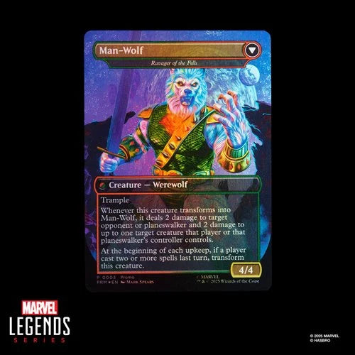 Marvel Legends Series: Magic the Gathering - Man Wolf and Promo Card [Figure]