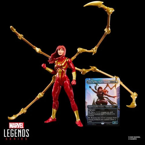 Marvel Legends Series: Magic the Gathering - Mary Jane Watson Iron Spider and Promo Card [Figure] Hasbro