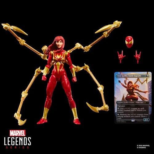 Marvel Legends Series: Magic the Gathering - Mary Jane Watson Iron Spider and Promo Card [Figure] Hasbro