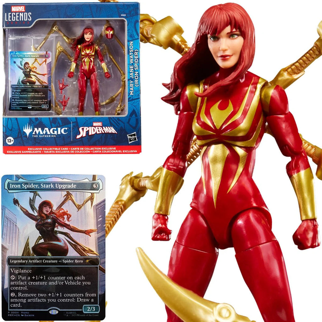 Marvel Legends Series: Magic the Gathering - Mary Jane Watson Iron Spider and Promo Card [Figure] Hasbro