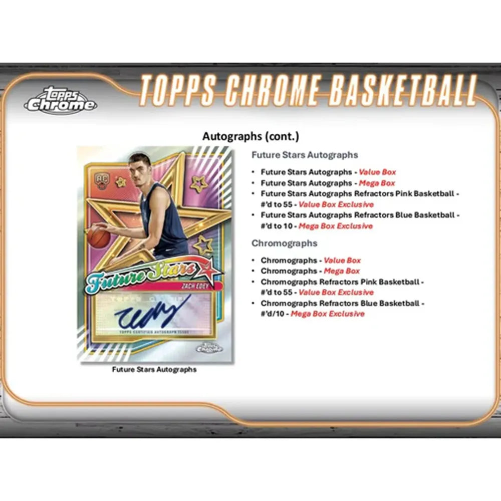 Topps: 2024-2025 Chrome Basketball [Blaster Box]