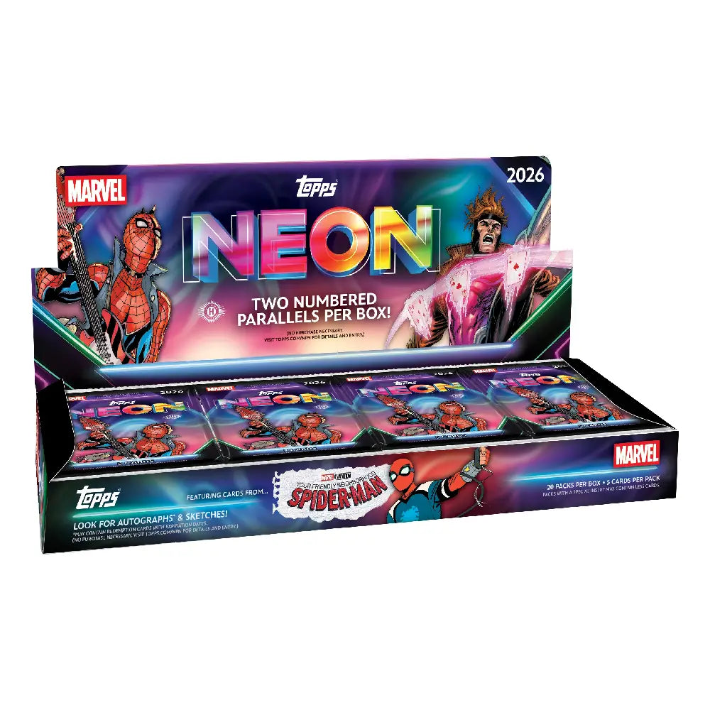 Topps: 2026 Marvel Neon [Hobby Box]