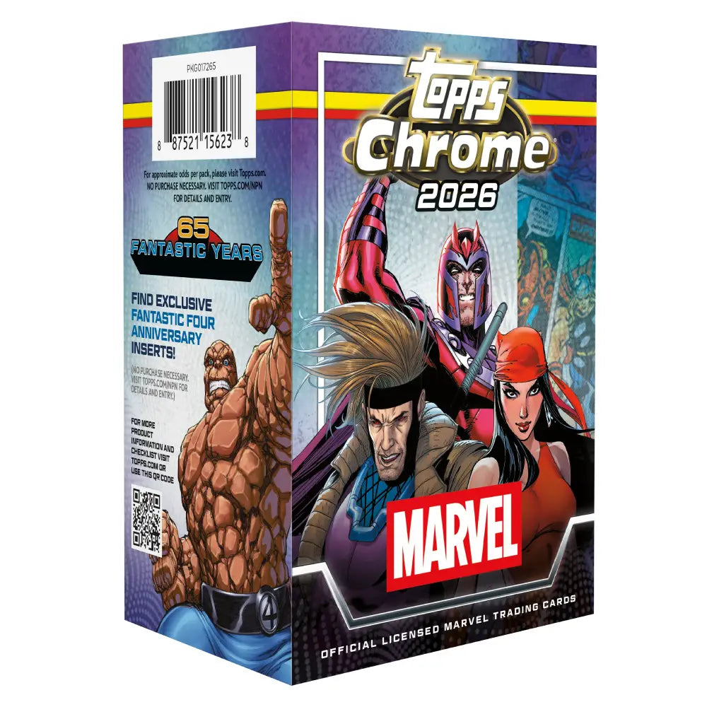 Topps: 2026 Chrome Marvel Comics [Value Box]