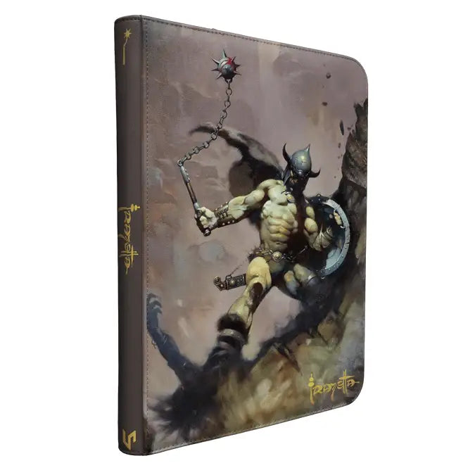 Ultra PRO: 9 Pocket Pro Binder - Frank Frazetta - Warrior with Ball and Chain [Zip Binder]