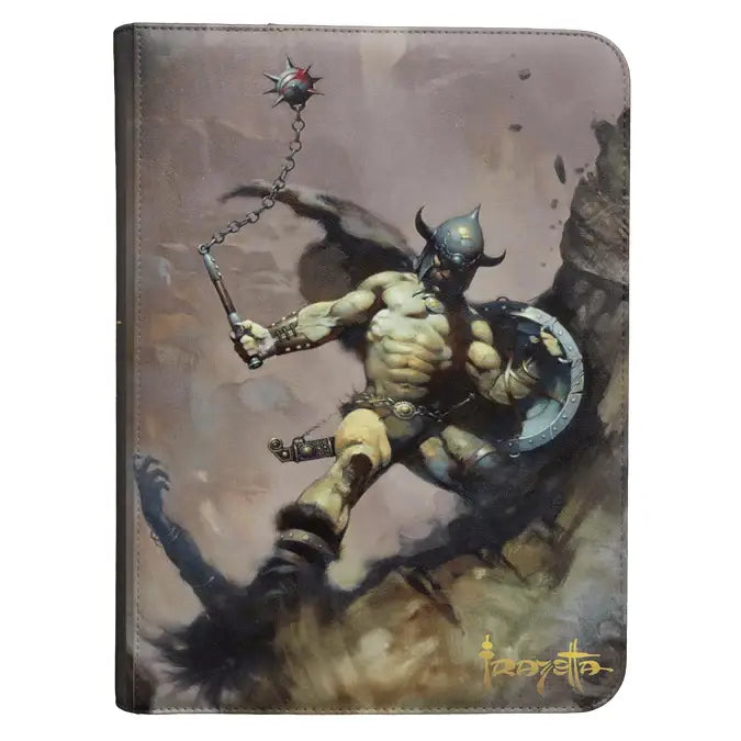 Ultra PRO: 9 Pocket Pro Binder - Frank Frazetta - Warrior with Ball and Chain [Zip Binder]