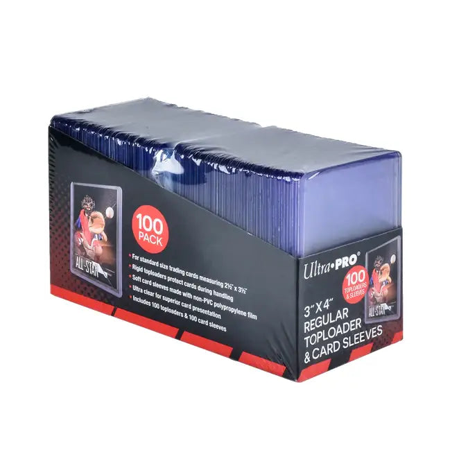 Ultra PRO: 100 Clear Sleeves and 100 3 x 4 - 35pt Toploaders [Combo]