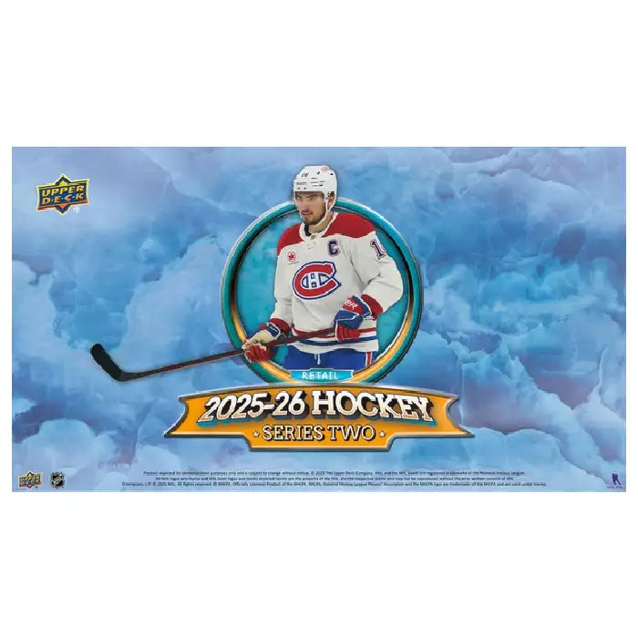 Upper Deck: 2025-2026 series 2 Hockey [Gravity Feed Box] Upper Deck
