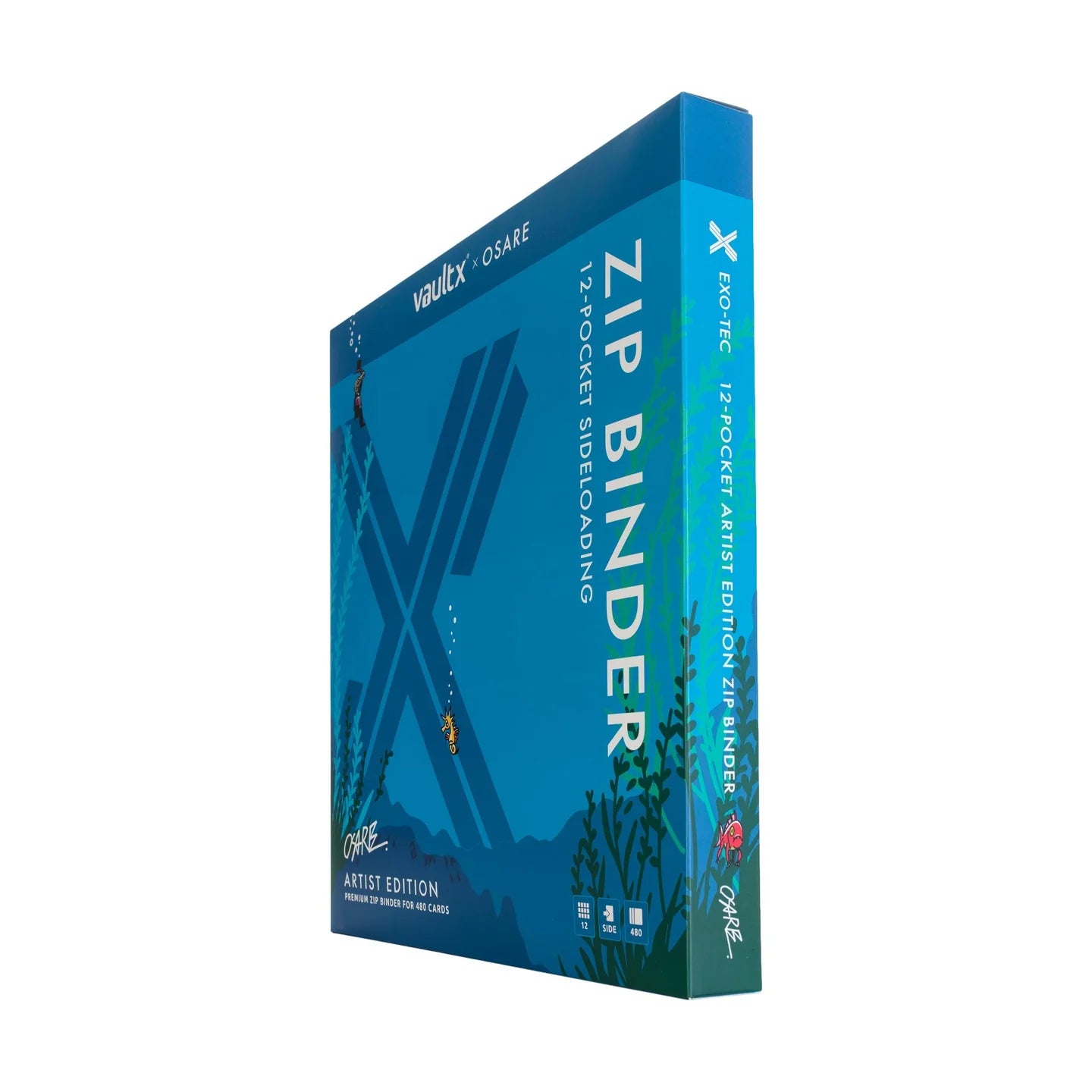 Vault X: Exo-Tec 12-Pocket: Artist Edition - Water: Osare [Zip Binder]
