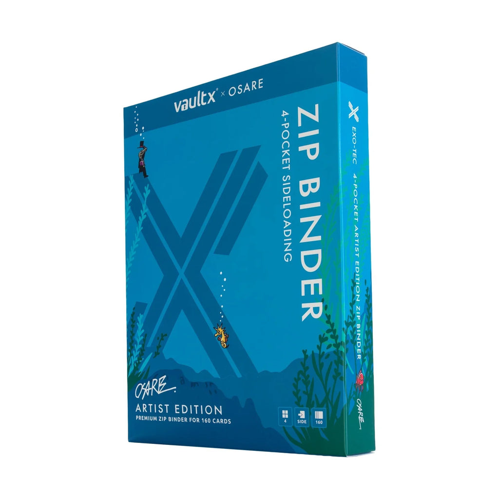 Vault X: Exo-Tec 4-Pocket: Artist Edition - Water: Osare [Zip Binder]