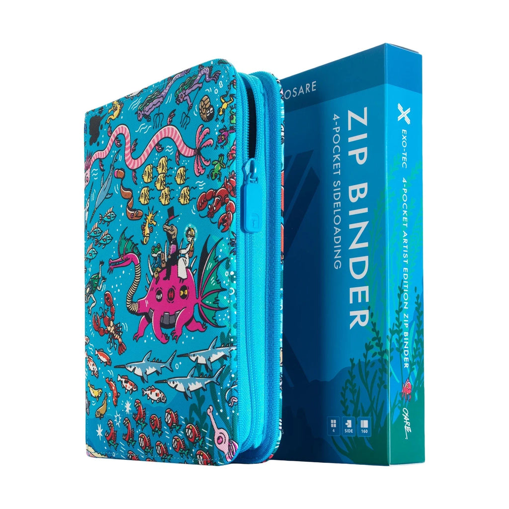 Vault X: Exo-Tec 4-Pocket: Artist Edition - Water: Osare [Zip Binder]