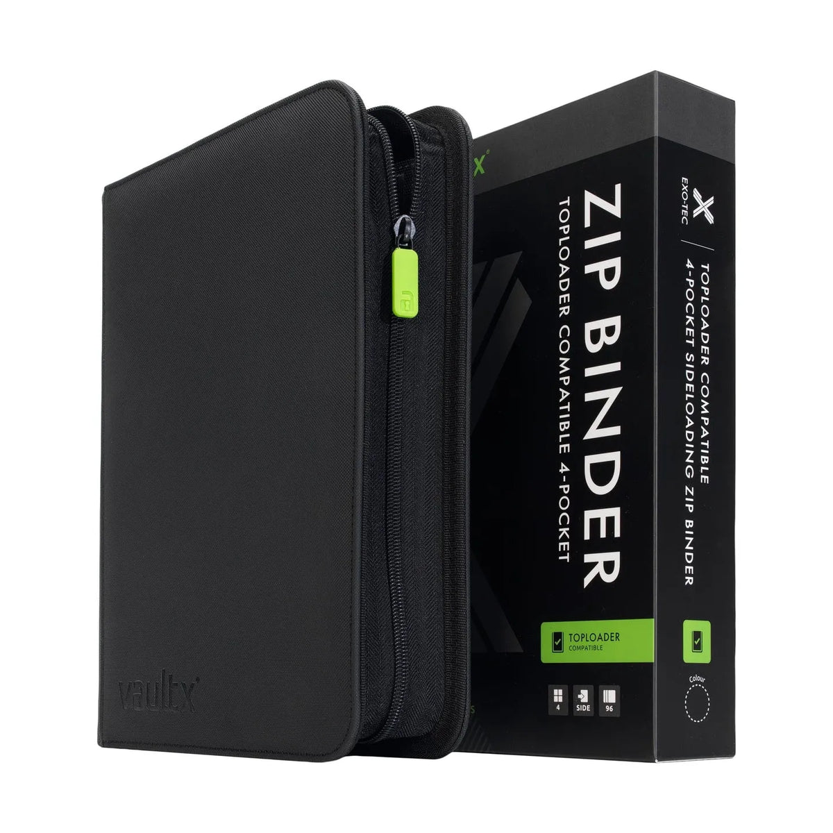 Vault X: Exo-Tec 4-Pocket [Toploader Zip Binder]