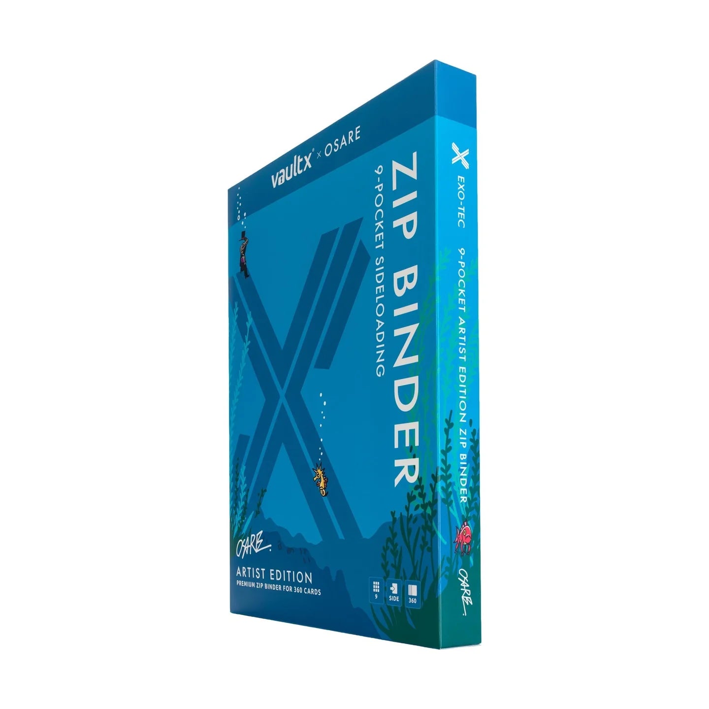 Vault X: Exo-Tec 9-Pocket: Artist Edition - Water: Osare [Zip Binder]