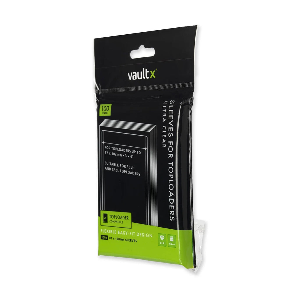 Vault X: Soft Sleeves for Toploaders 100CT [Sleeves]