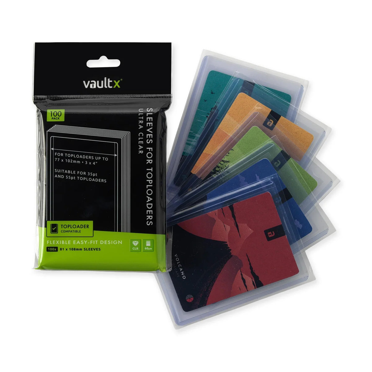 Vault X: Soft Sleeves for Toploaders 100CT [Sleeves]