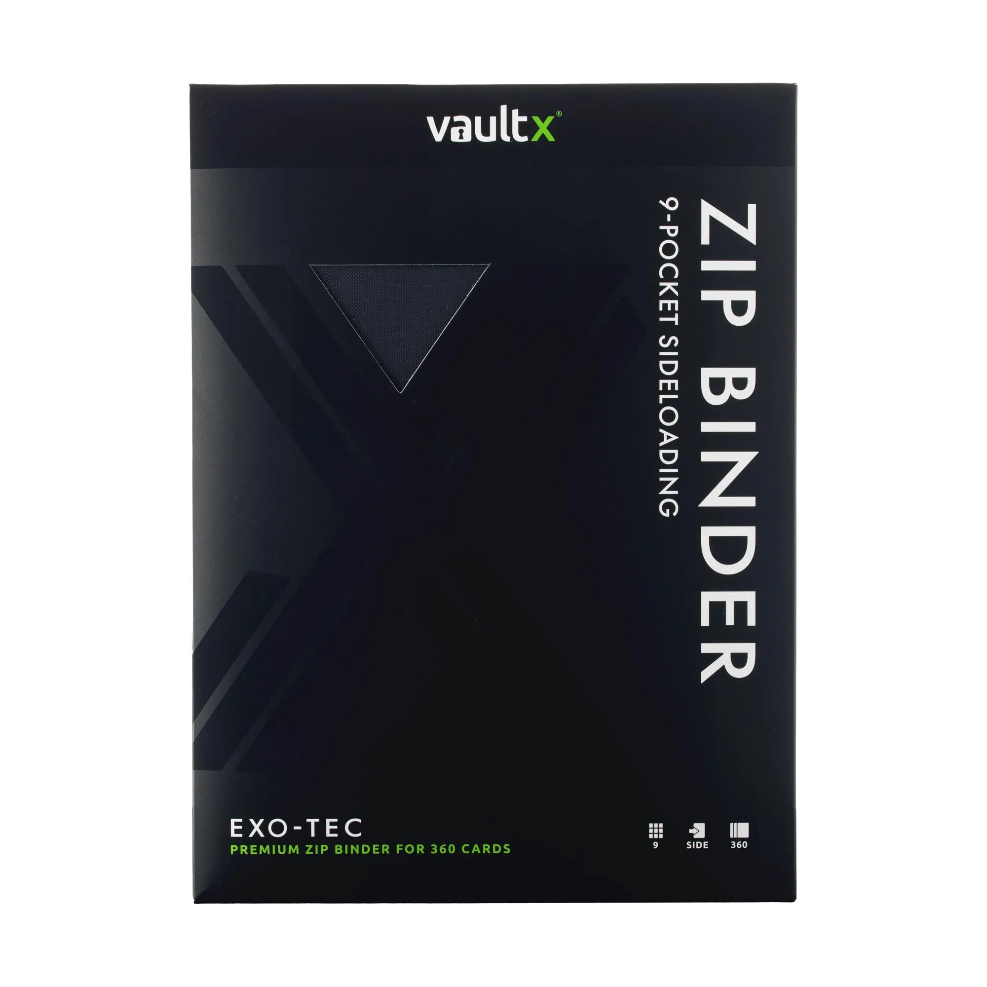 Vault X Exo-Tec Zip 9-Pocket Binder – 360 Card Premium TCG Binder ...
