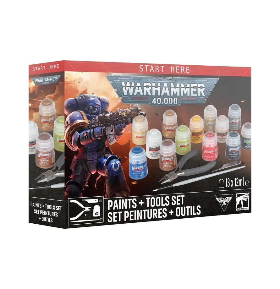 Warhammer 40,000: Paints and Tool Set - 2026