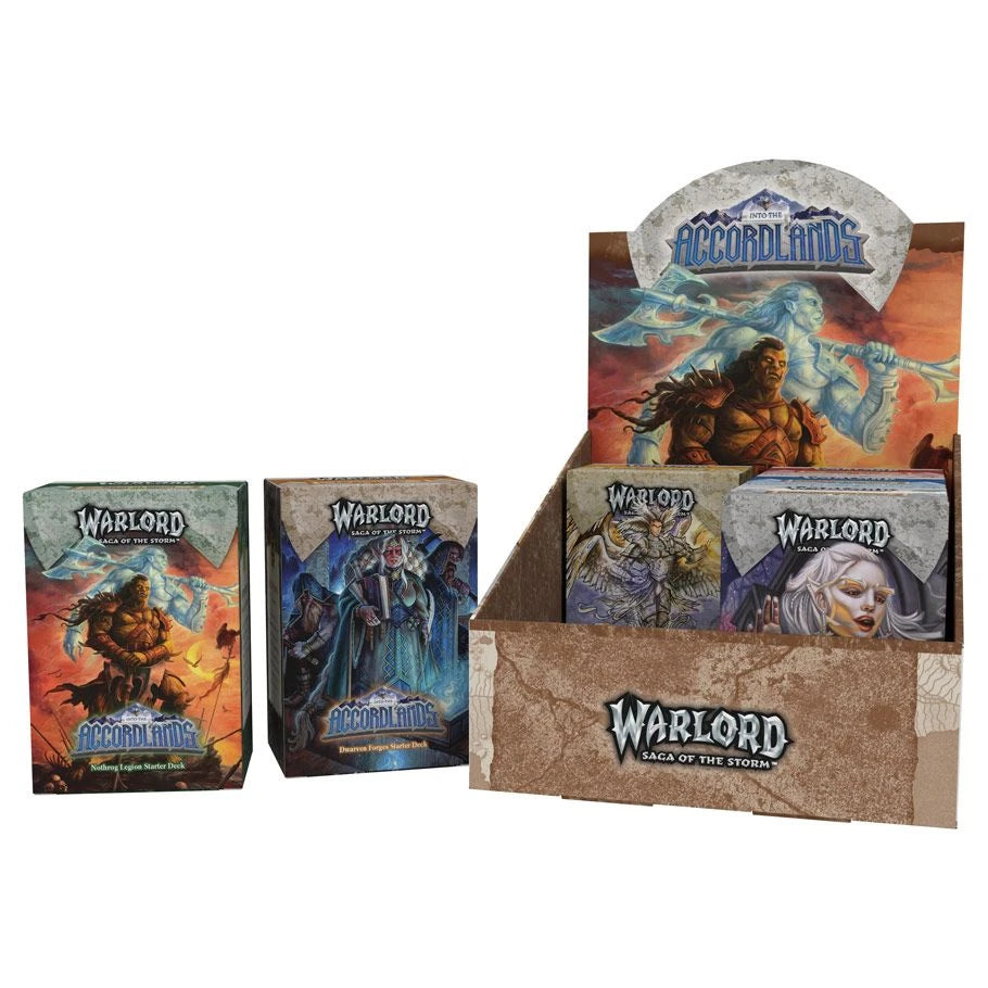 Warlord: Saga of the Storm - Into the Accordlands [Starter Deck Display]