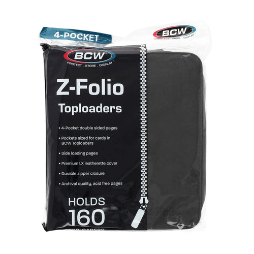 BCW: Z-Folio 4-Pocket Album [Toploader Binder] BCW Supplies