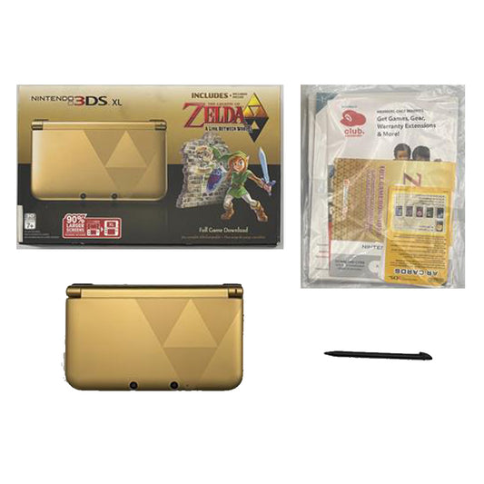 Nintendo 3DS: XL Zelda Edition - A Link Between Worlds [Handheld Console]