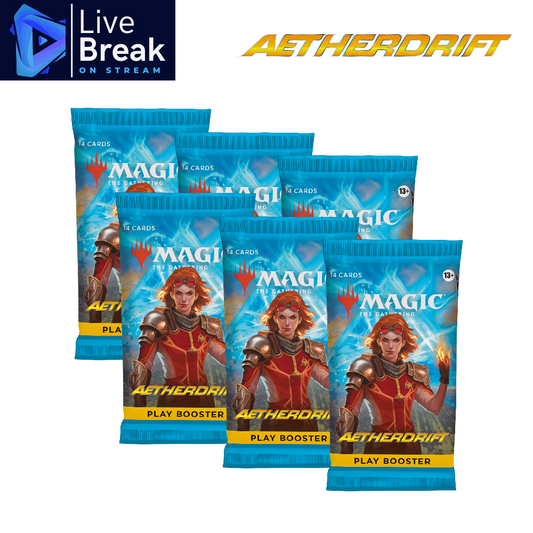 [LIVE BREAK] Magic the Gathering - Aetherdrift - 6x Play Booster Packs