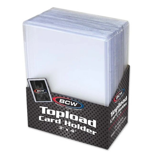 BCW 3x4 Topload Card Holder - Standard (25)