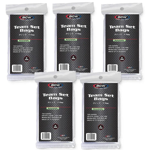 BCW: Resealable Team Set - 500CT [Team Bag] BCW Supplies