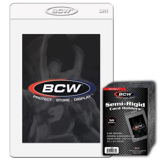 BCW Semi-Rigid Card Holder #1