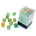 Chessex: Luminary Nebula Spring with White - 36 [d6 Cube 12mm] Chessex Manufacturing