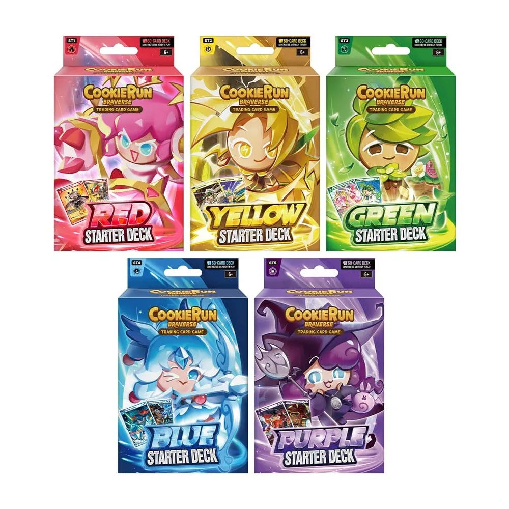 CookieRun TCG: 5 Starter Deck Assortment [Starter Deck Combo] CookieRun TCG