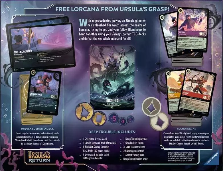 Disney Lorcana TCG - Ursulas Return - Illumineers Quest: Deep Trouble