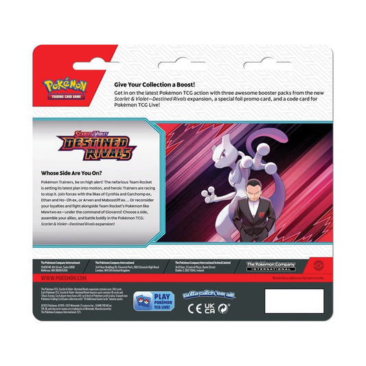 Pokemon TCG: English - Destined Rivals - 3 Pack Blister [Kangaskhan]