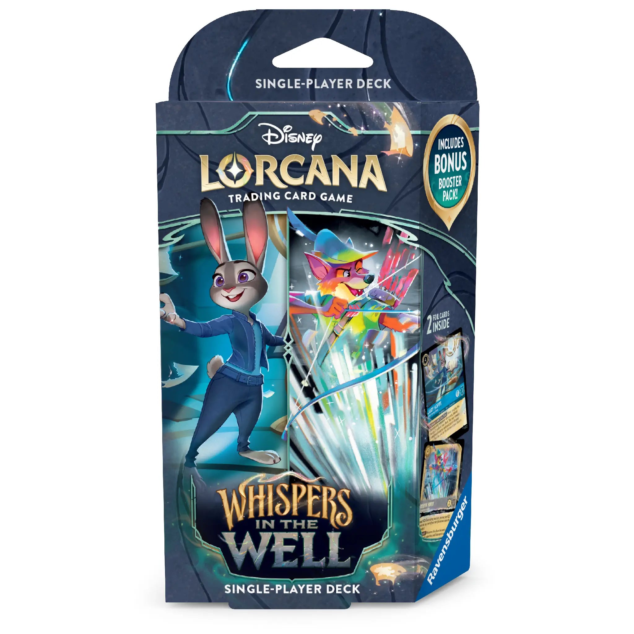 Disney Lorcana TCG: Whispers In The Well - Sapphire and Steel [Starter Deck]