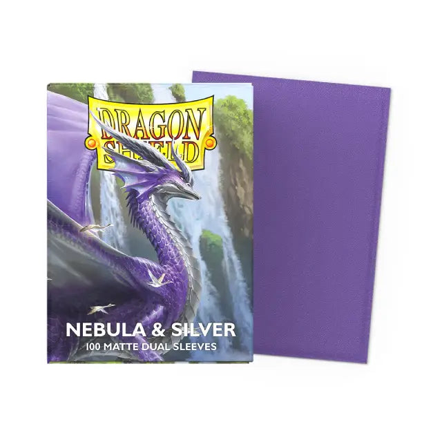 Dragon Shield: Matte Dual - Nebula & Silver [Sleeves]