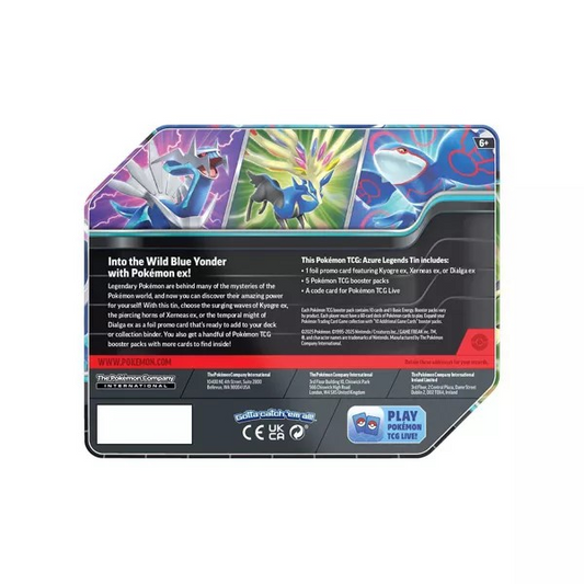 Pokemon English - Azure Legends Tin [Xerneas ex]