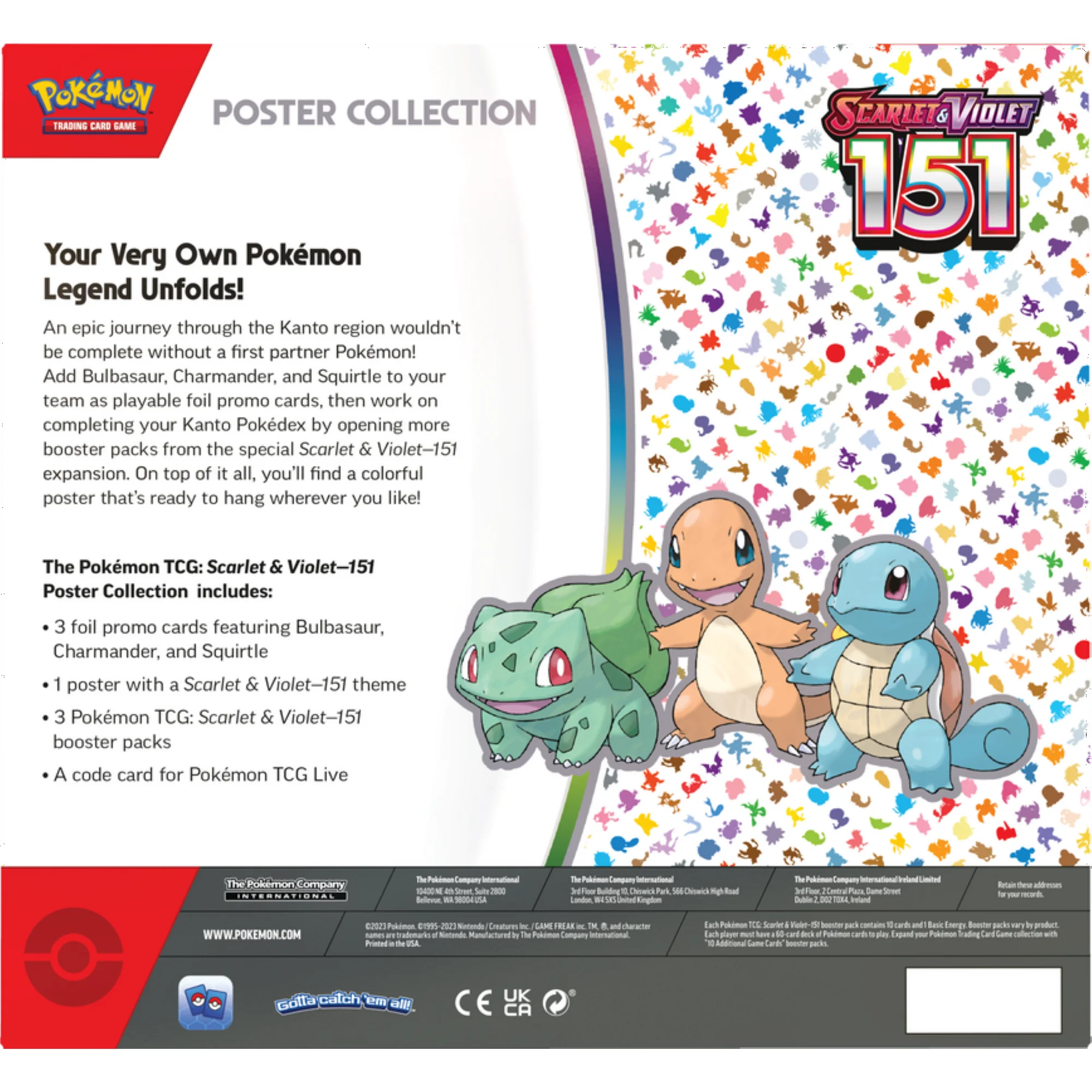 Pokemon TCG: English - Pokemon 151 - Poster Collection