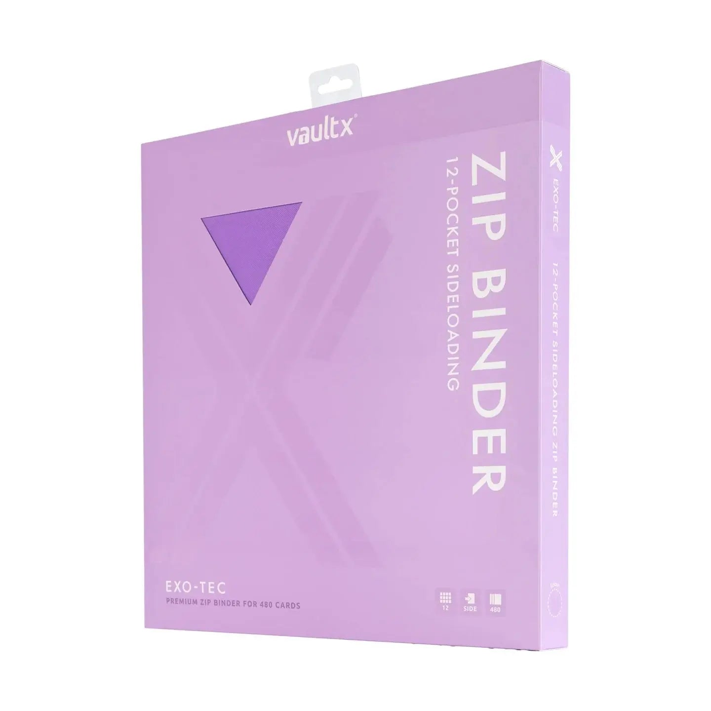 Vault X: 12-Pocket Exo-Tec Zip Binder Just Purple Vault X: 12-Pocket Exo-Tec Zip Binder Just Purple