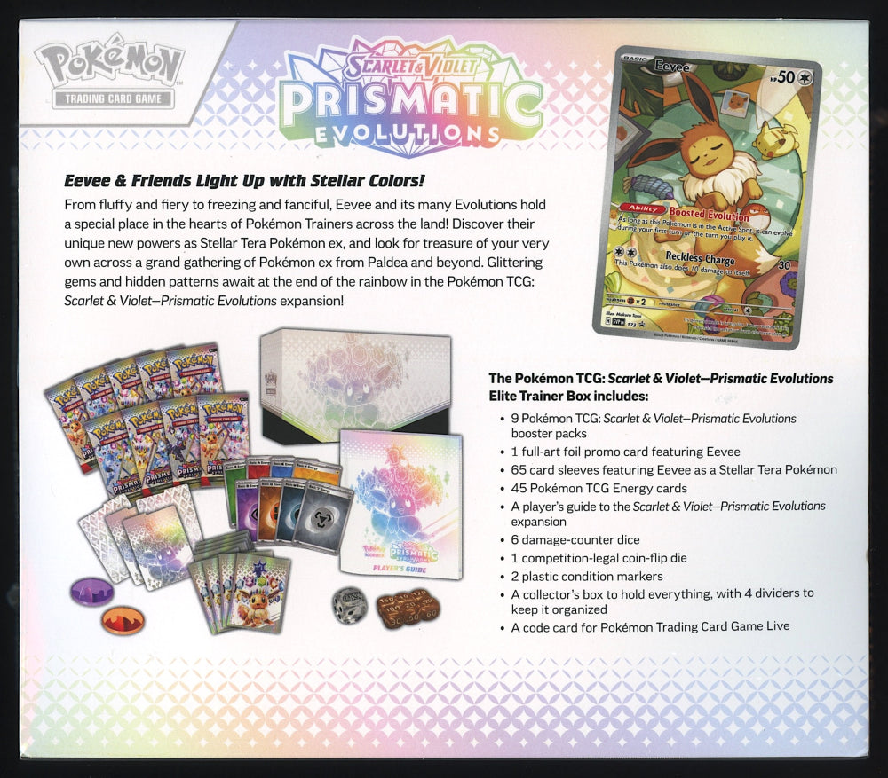 Pokemon TCG: English - Prismatic Evolutions - Elite Trainer Box