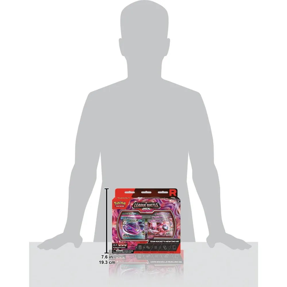 Pokemon TCG: 2025 Team Rocket's Mewtwo EX [League Battle Deck]