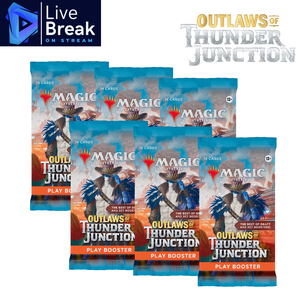 [LIVE BREAK] Magic the Gathering - Outlaws of Thunder Junction - 6x Play Booster Packs