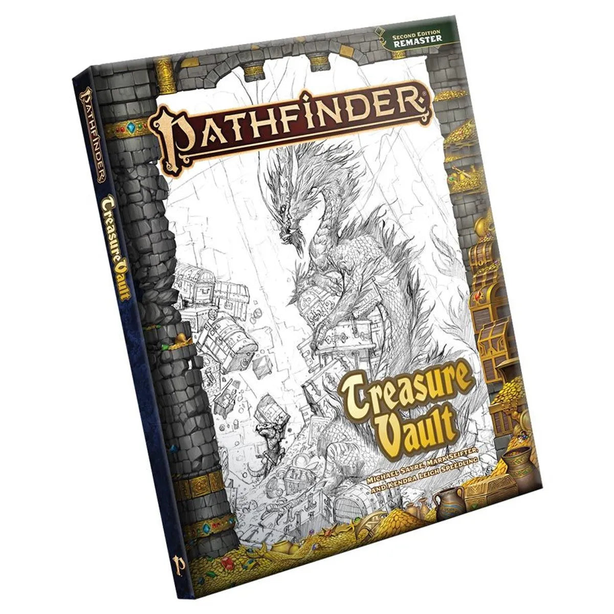 Pathfinder 2E: Treasure Vault - Remastered - Sketch Cover [Rulebook] Pathfinder 2E