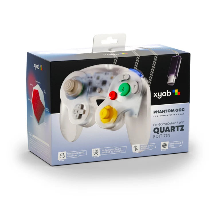 XYAB: PHANTOM GCC Wired [GameCube/Wii Controller]