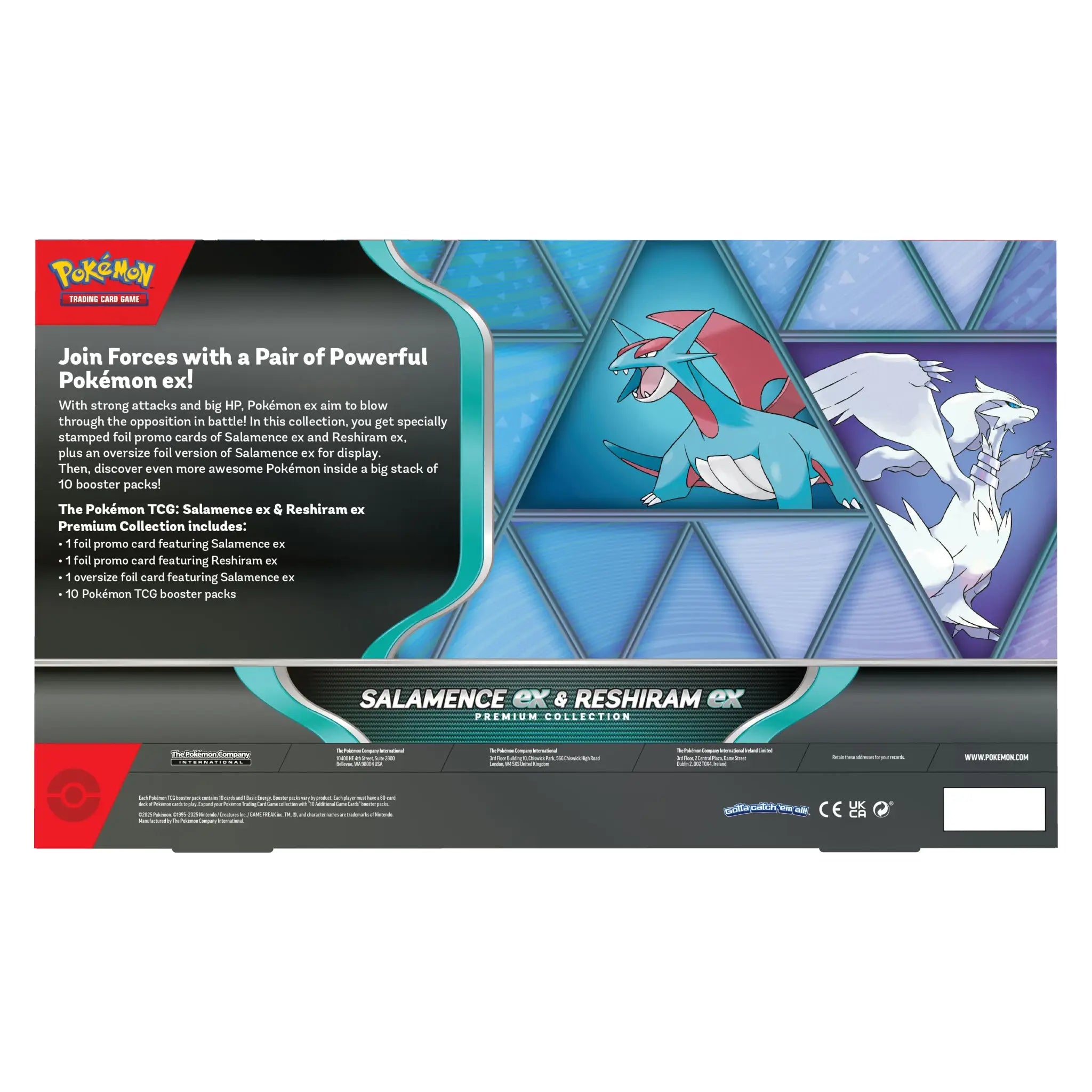 Pokemon TCG: Salamence ex and Reshiram ex [Premium Collection]