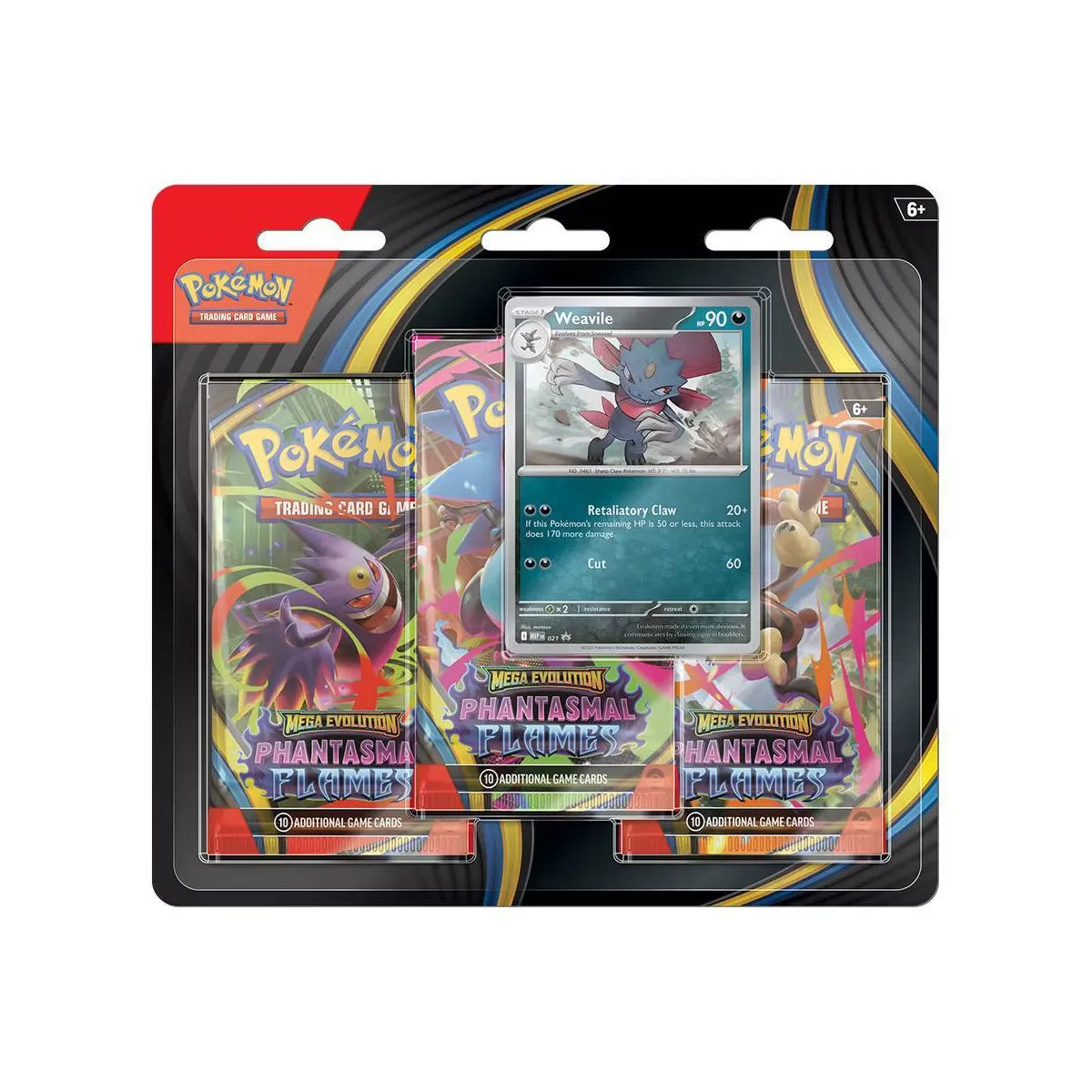 Pokemon TCG: Phantasmal Flames [3-Pack Blister]
