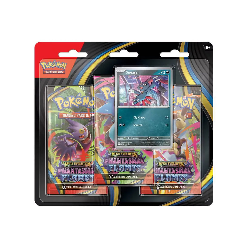 Pokemon TCG: Phantasmal Flames [3-Pack Blister]