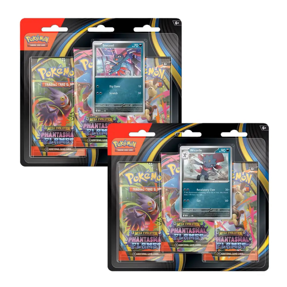 Pokemon TCG: Phantasmal Flames [3-Pack Blister]